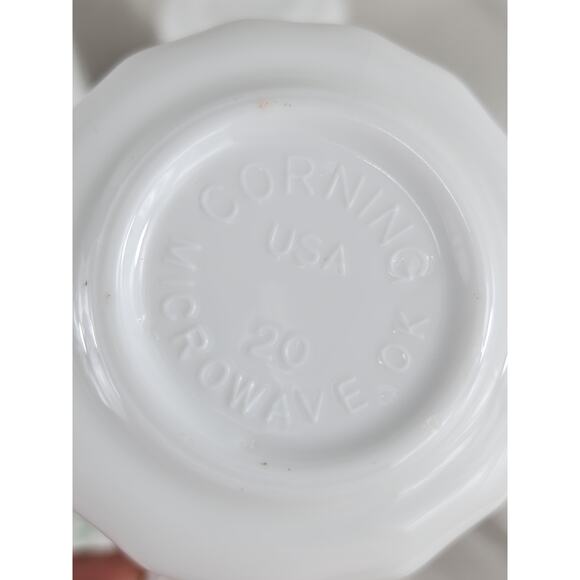 Corelle English Meadow Coffee Mug Teacup 8oz Corning 80s Swirl Pattern x6 Vtg - Picture 11 of 12